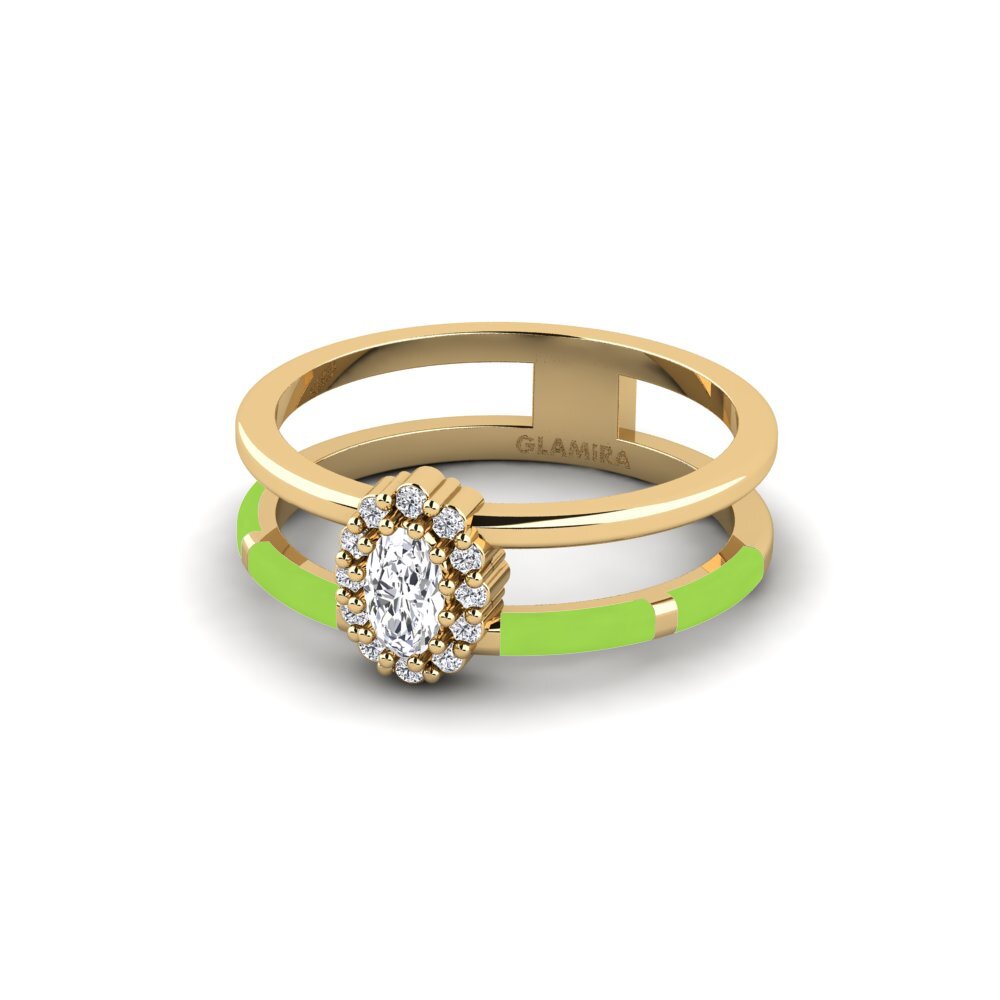 Labor-gezüchteter Diamant Ring Roligt