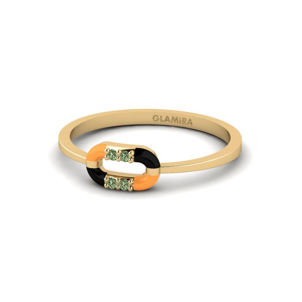 Grüner Diamant Ring Samothrace
