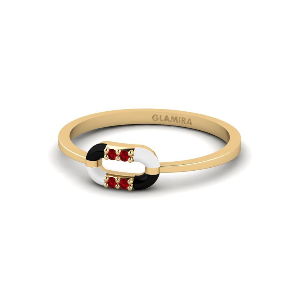 Red Zirconia Ring Samothrace