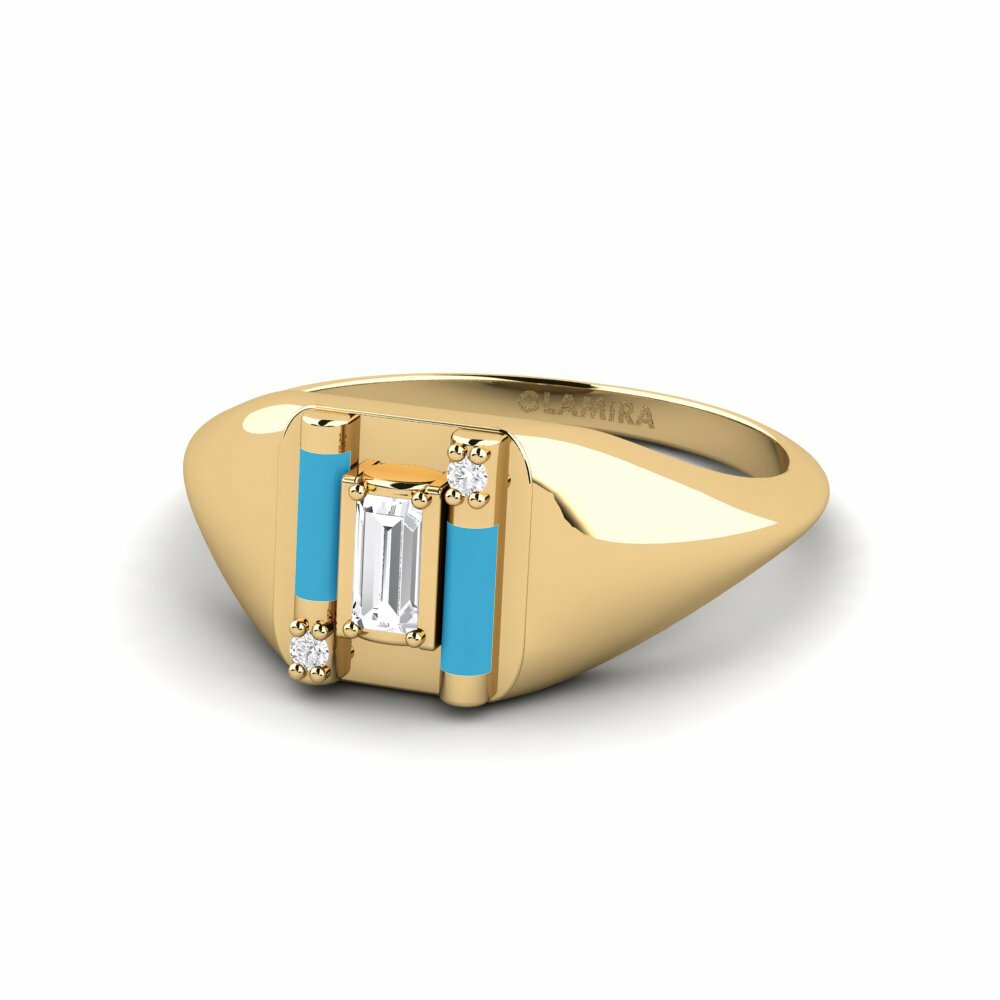White sapphire Ring Skyro