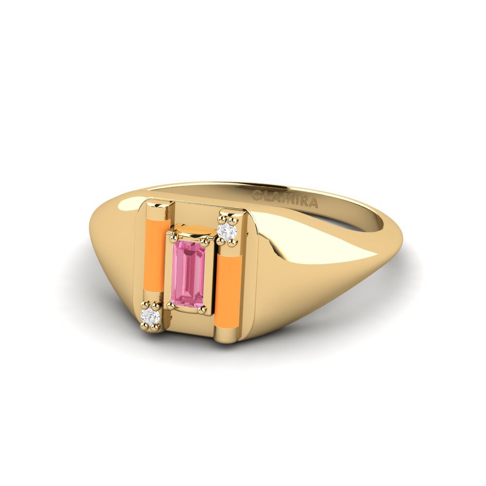 Rosa Saphir Ring Skyro