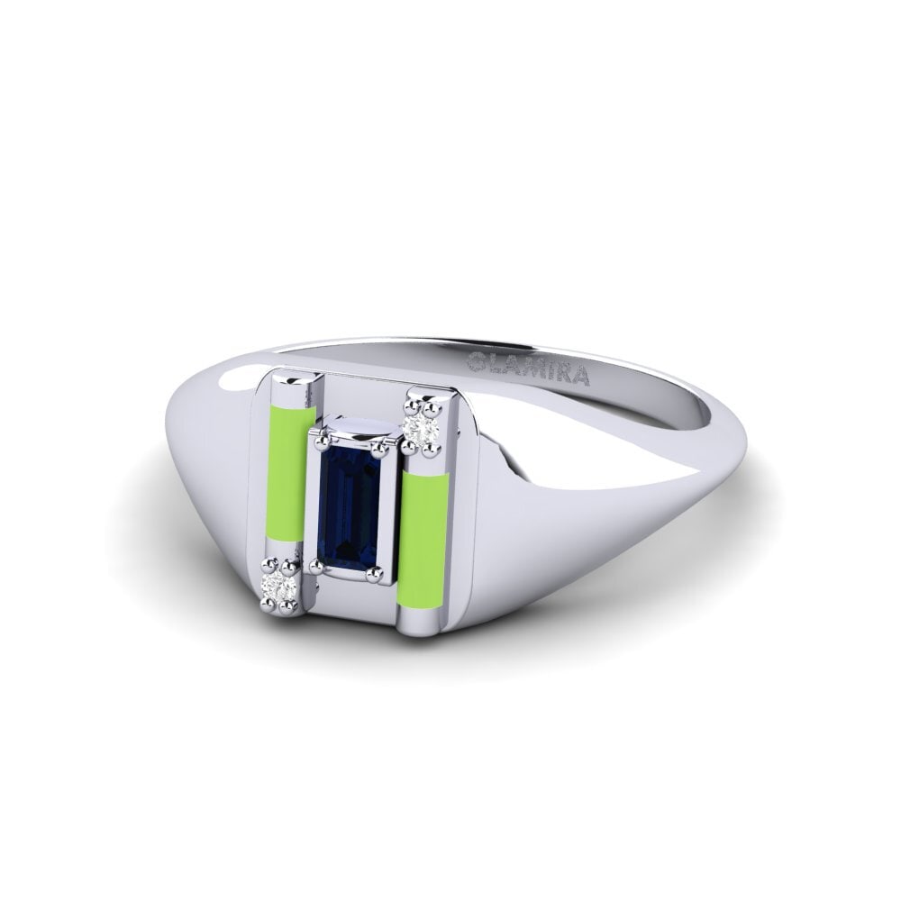 950 Palladium Ring Skyro