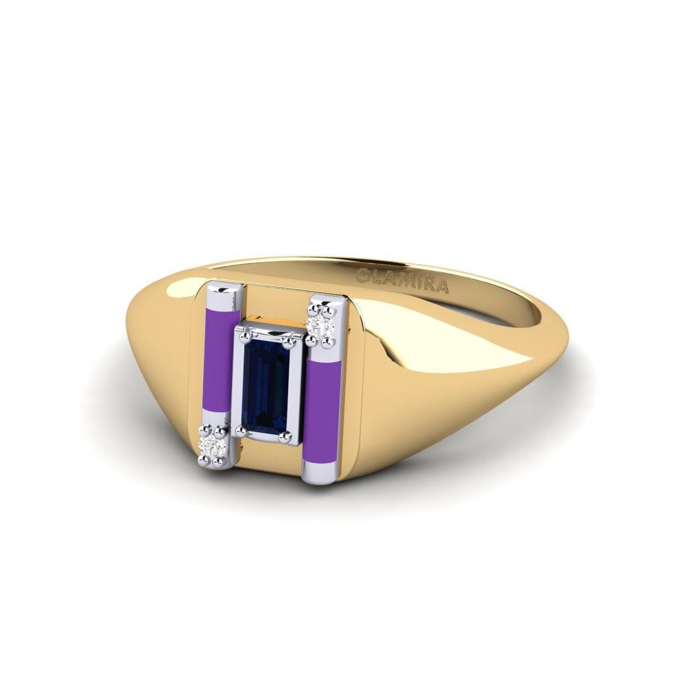 375 Gelb & Weißgold Ring Skyro