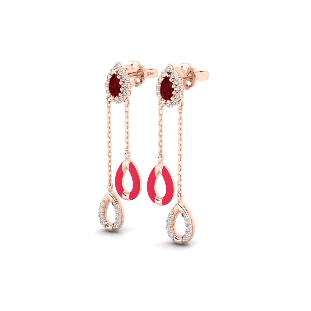 14k Rose Gold Women's Earring Starkville