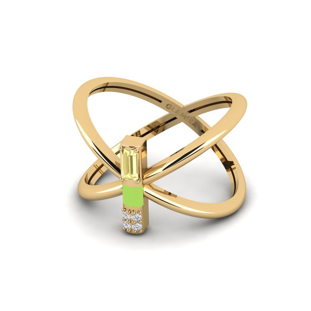 Zafiro amarillo Anillo Tinosa