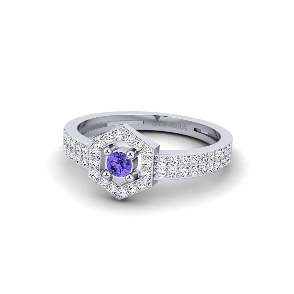 Tanzanite Engagement Ring Alimia