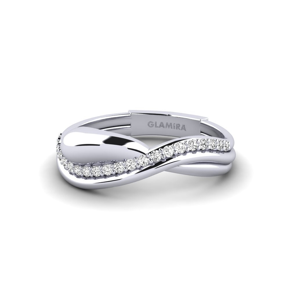 Moissanite Anel Alom