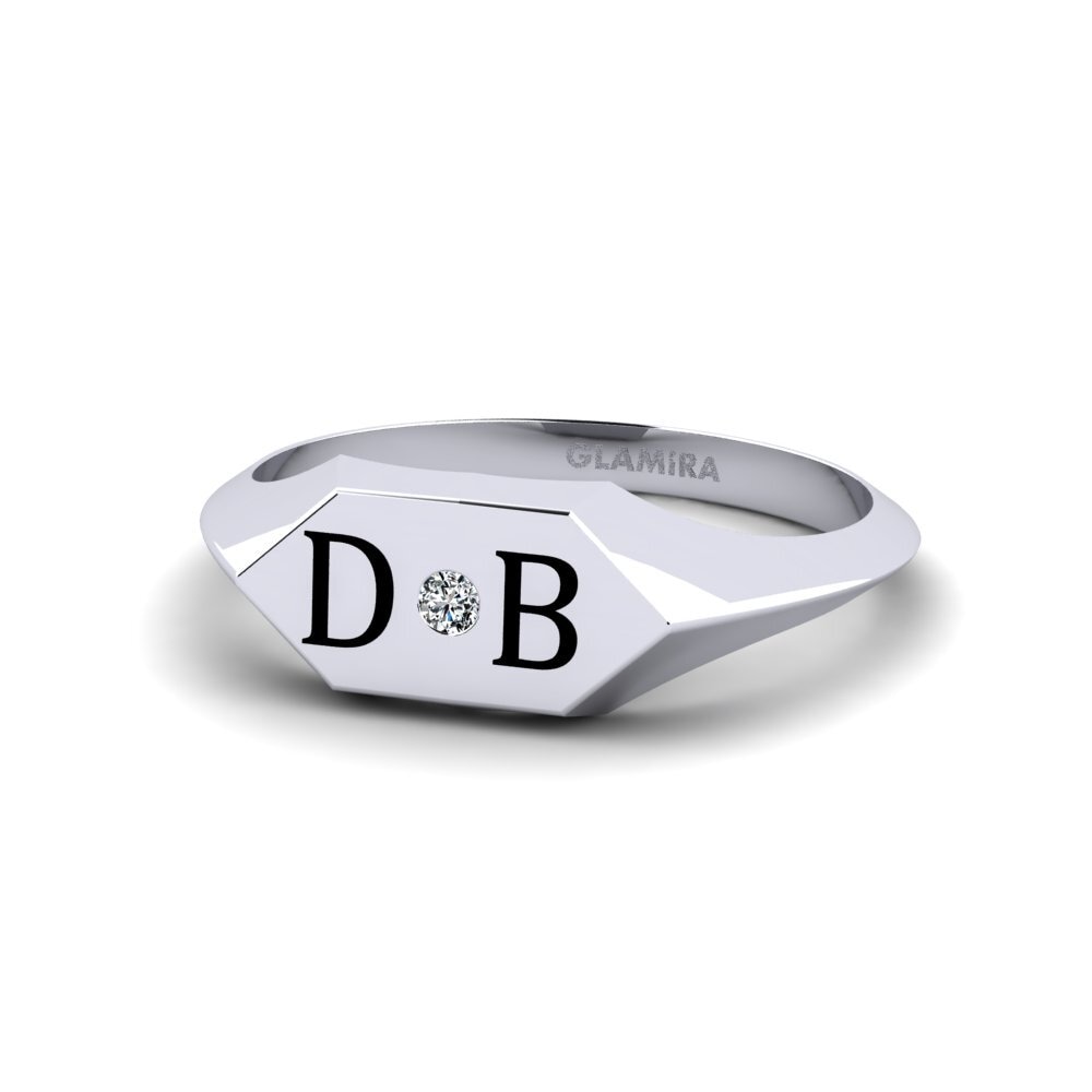 Palladium 950 Zirkonia Ring Arles