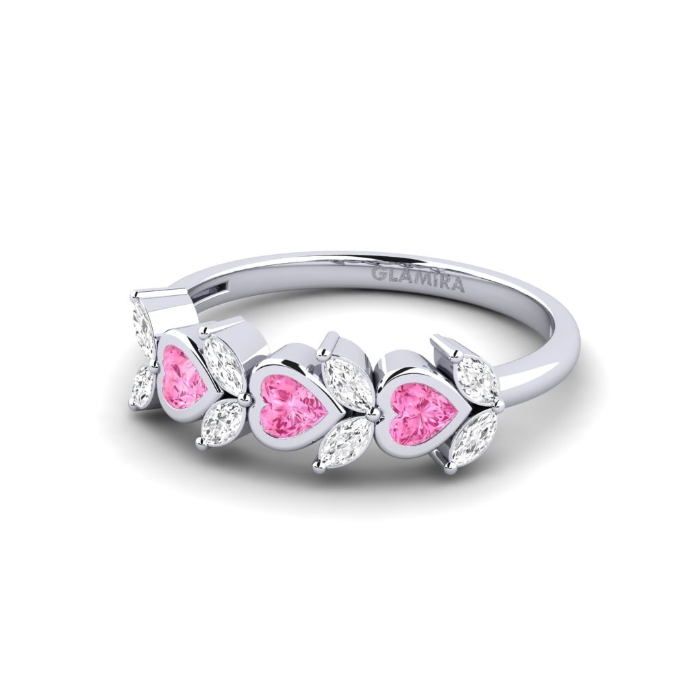 Pink Sapphire Ring Ausgefalene