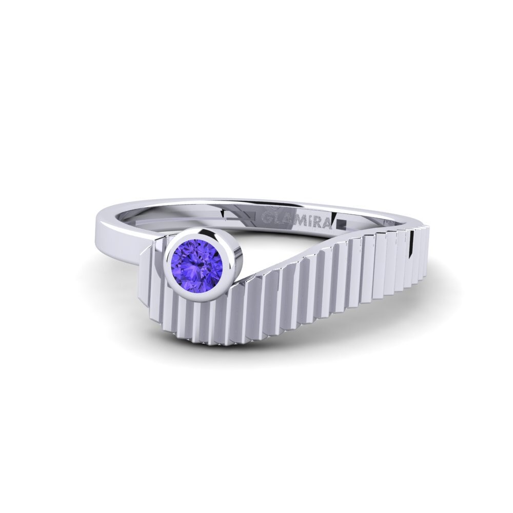 Tanzanite Engagement Ring Cariad