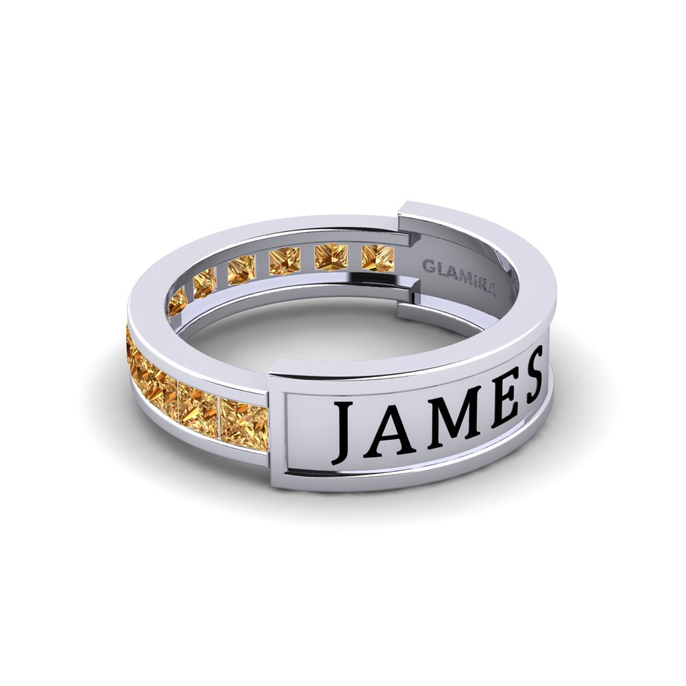 Palladium 950 Brauner Diamant Ring Deregulate