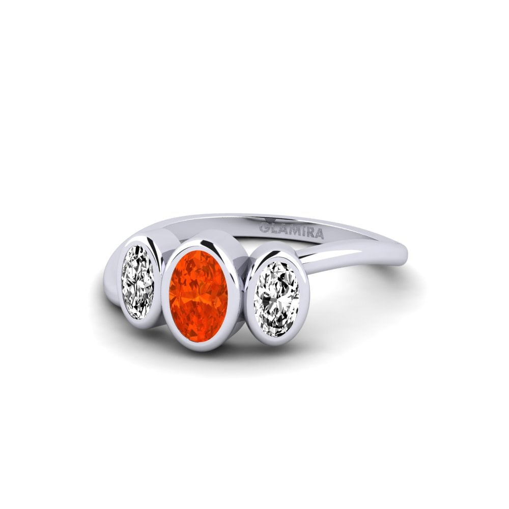Fire-Opal Engagement Ring Dim
