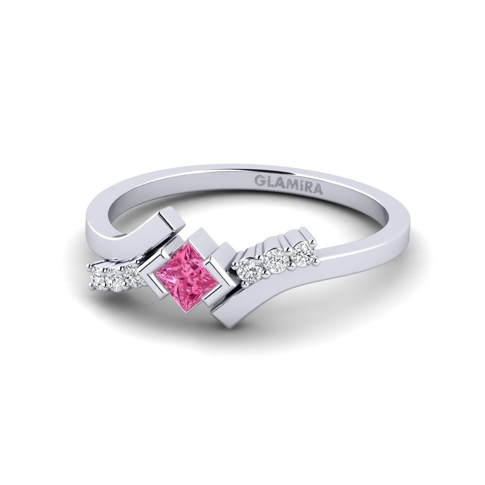 Pink Tourmaline Ring Finom