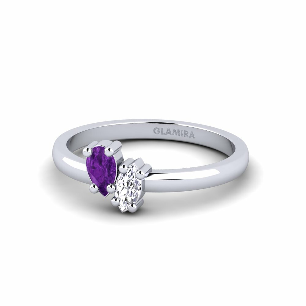 Améthyste Bague Gilena