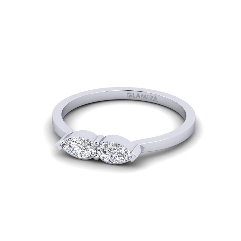 Moissanite Anel Glaros