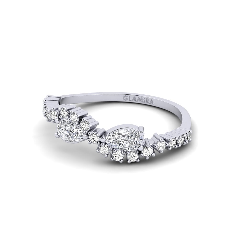 Moissanite Anel Hondro