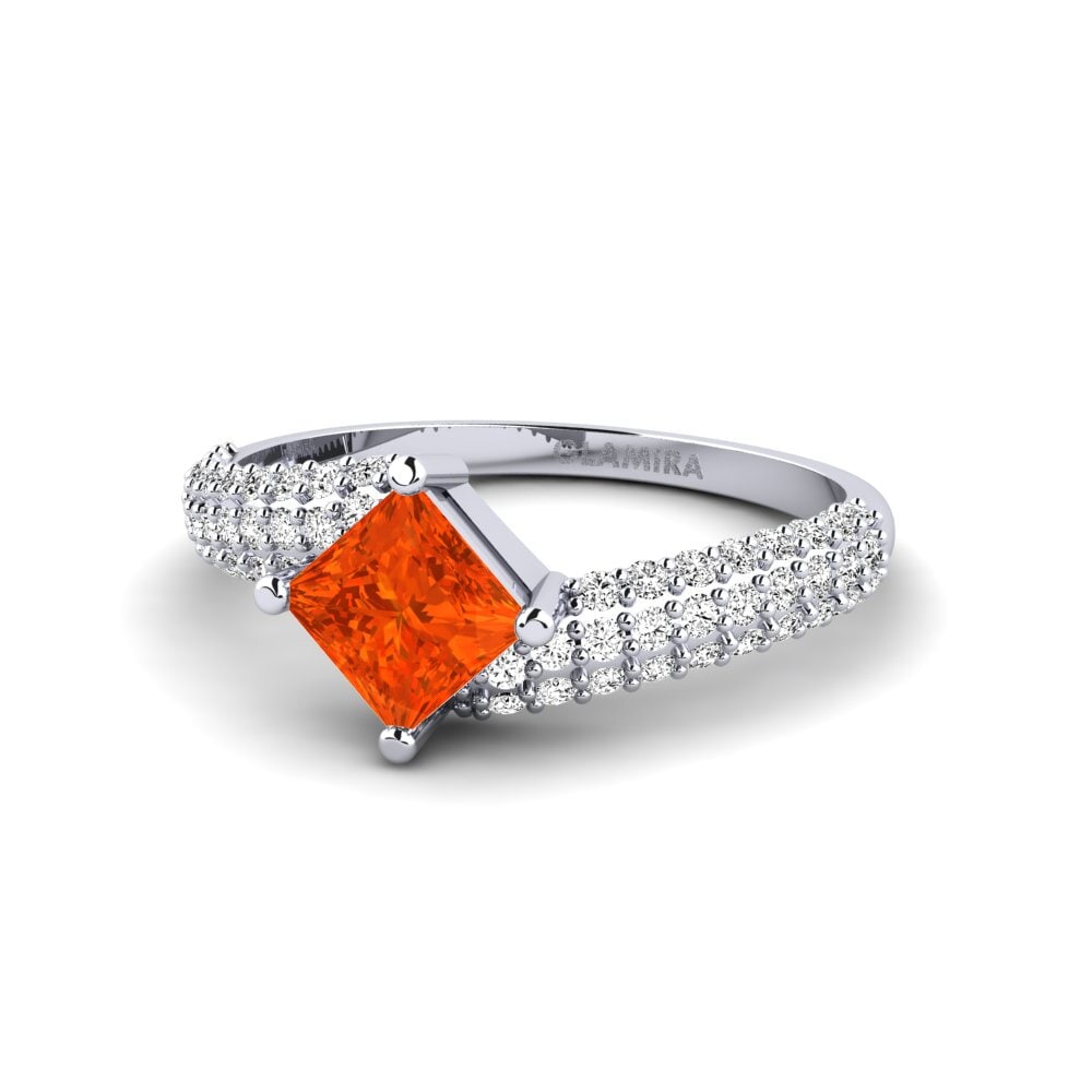 Fire-Opal Engagement Ring Imveste