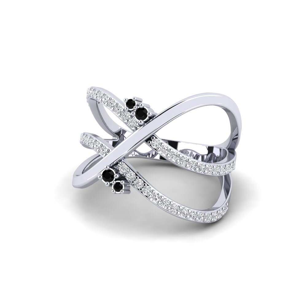 Zafiro negro Anillo Kalymnou