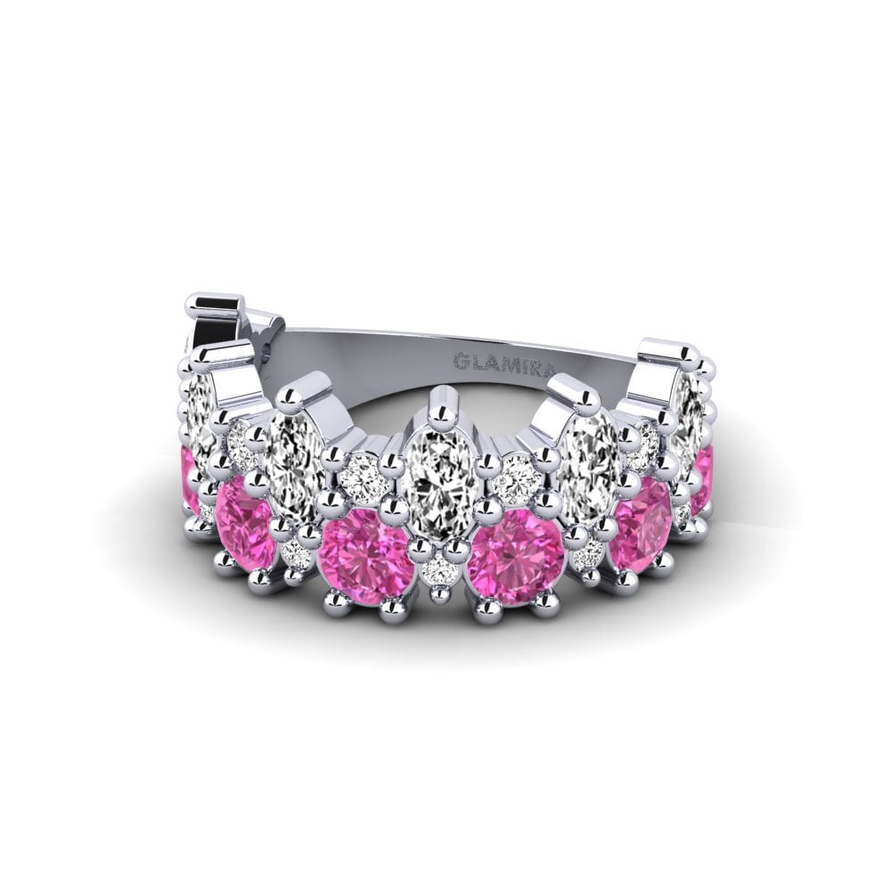 Topacio Rosa Anillo Kinarou