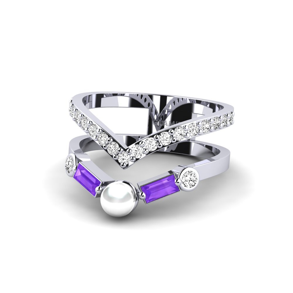 Amatista Anillo Lavienrose
