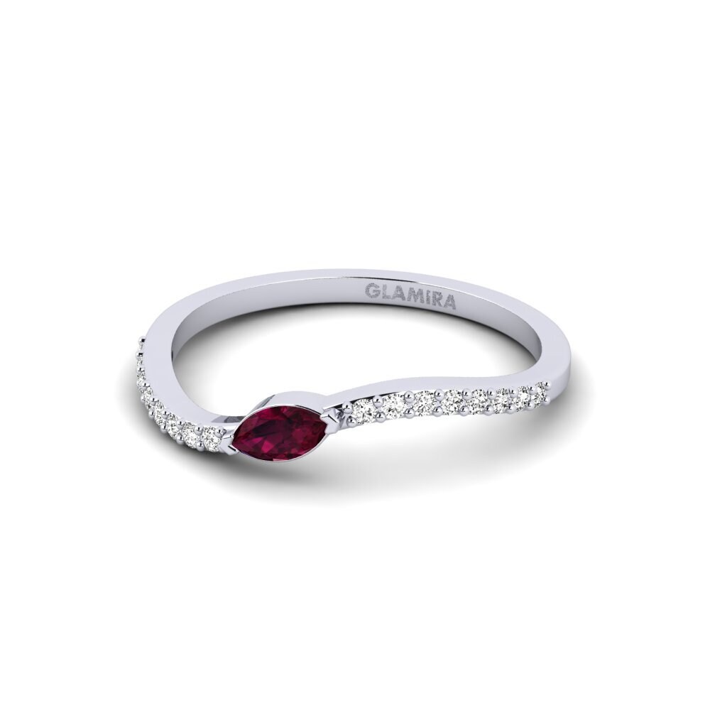 Granate Rhodolite Anillo Tilou