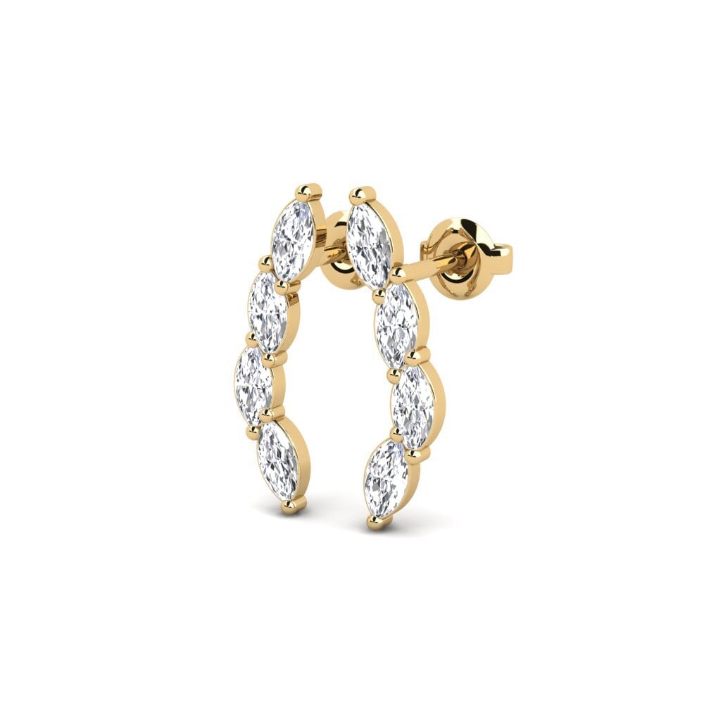 14ct Yellow Gold Women's Earring Umbrete