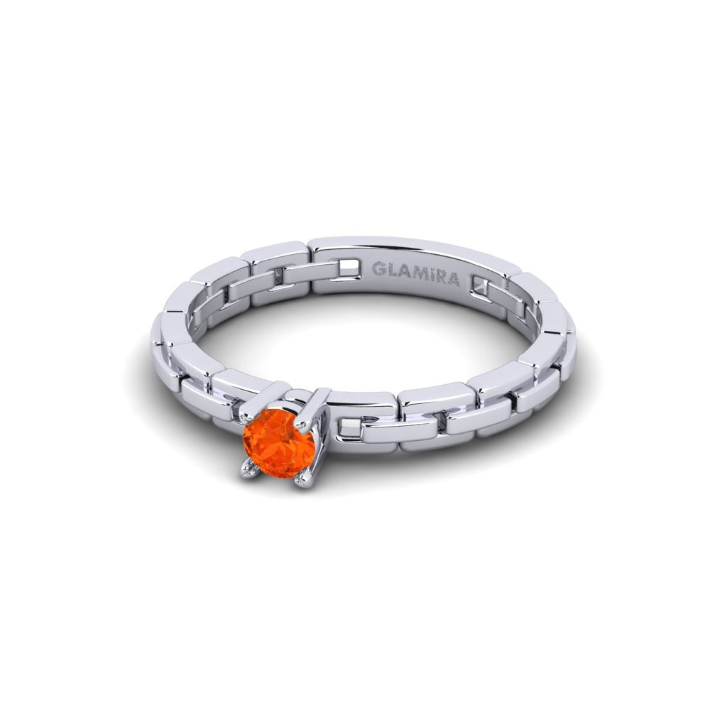 Fire-Opal Engagement Ring Velefique