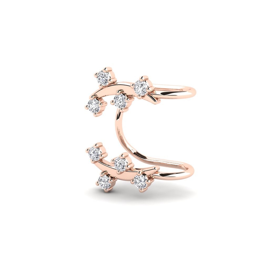 18ct Rose Gold Lab Grown Diamond Women's Earring Aur