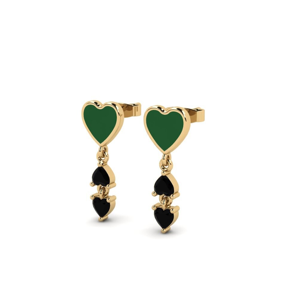 Black Onyx Women's Earring Brog