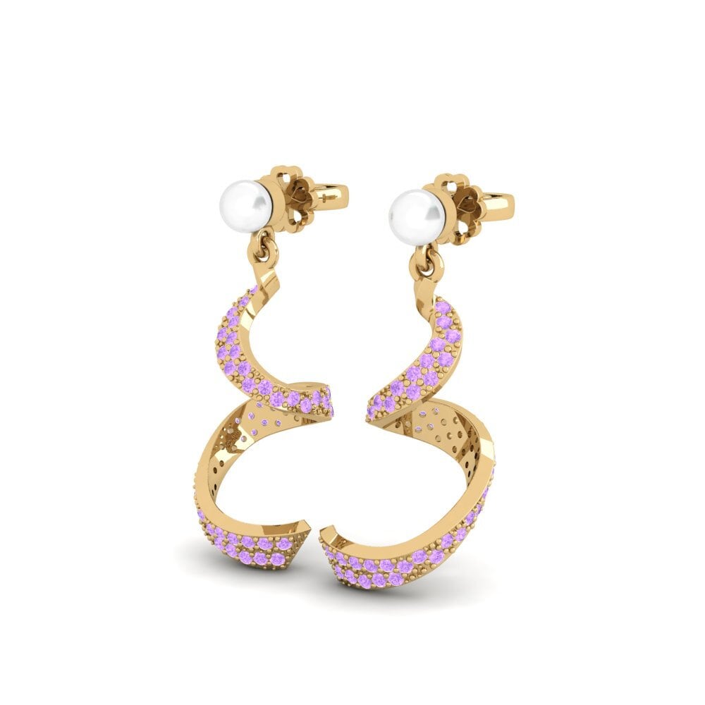 Amethyst Women's Earring Brys