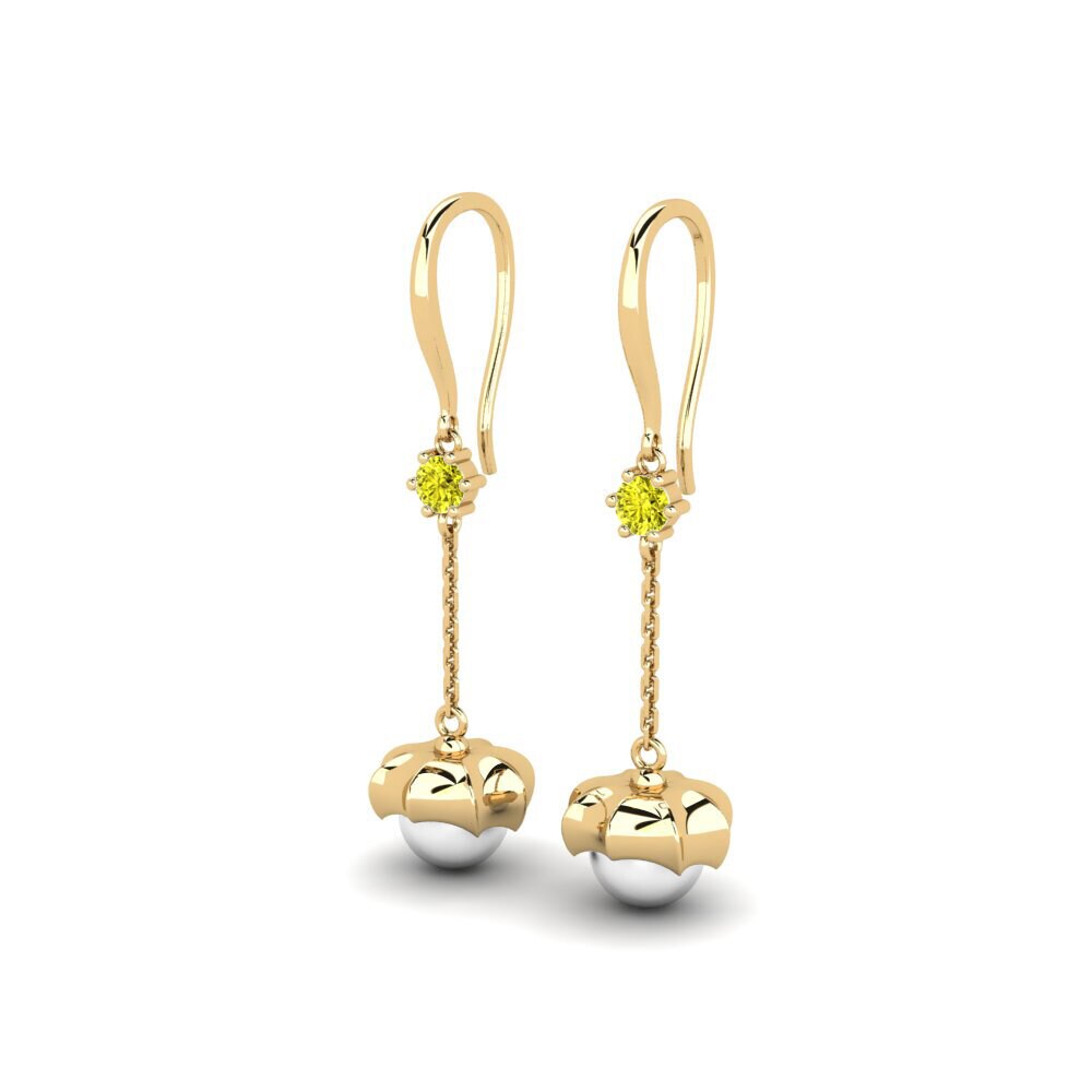 Yellow Diamond Women's Earring Ballast
