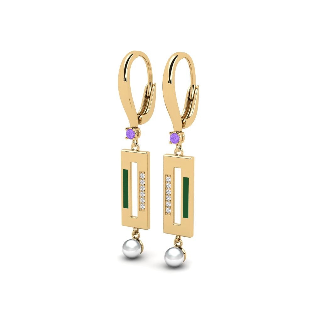 Amethyst Women's Earring Bistr