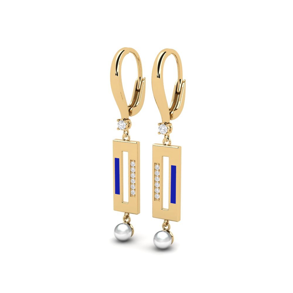 White sapphire Women's Earring Bistr