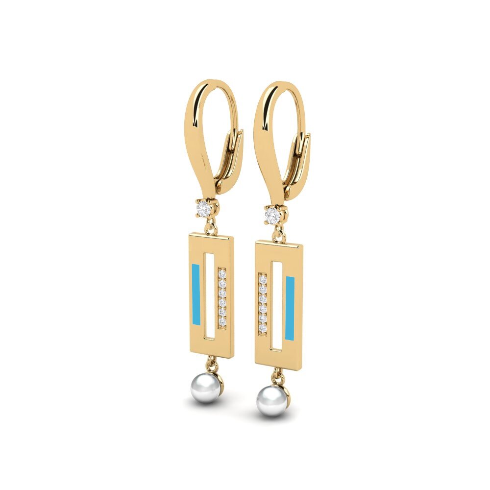 White sapphire Women's Earring Bistr