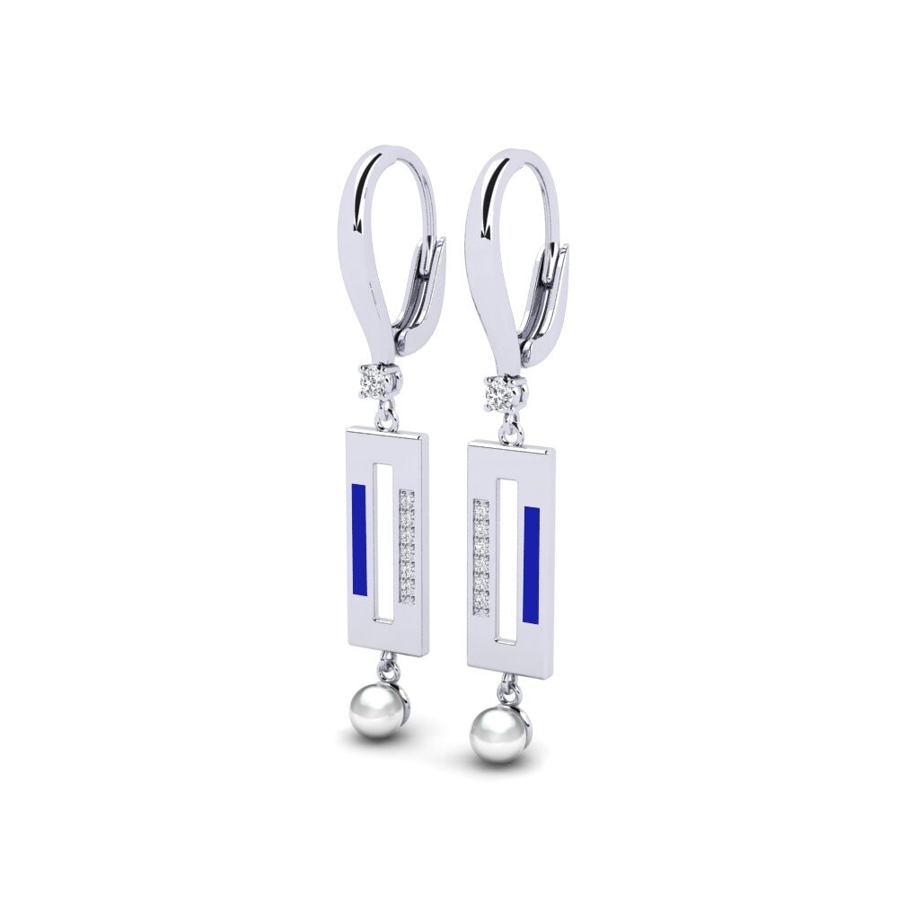 950 Palladium Women's Earring Bistr