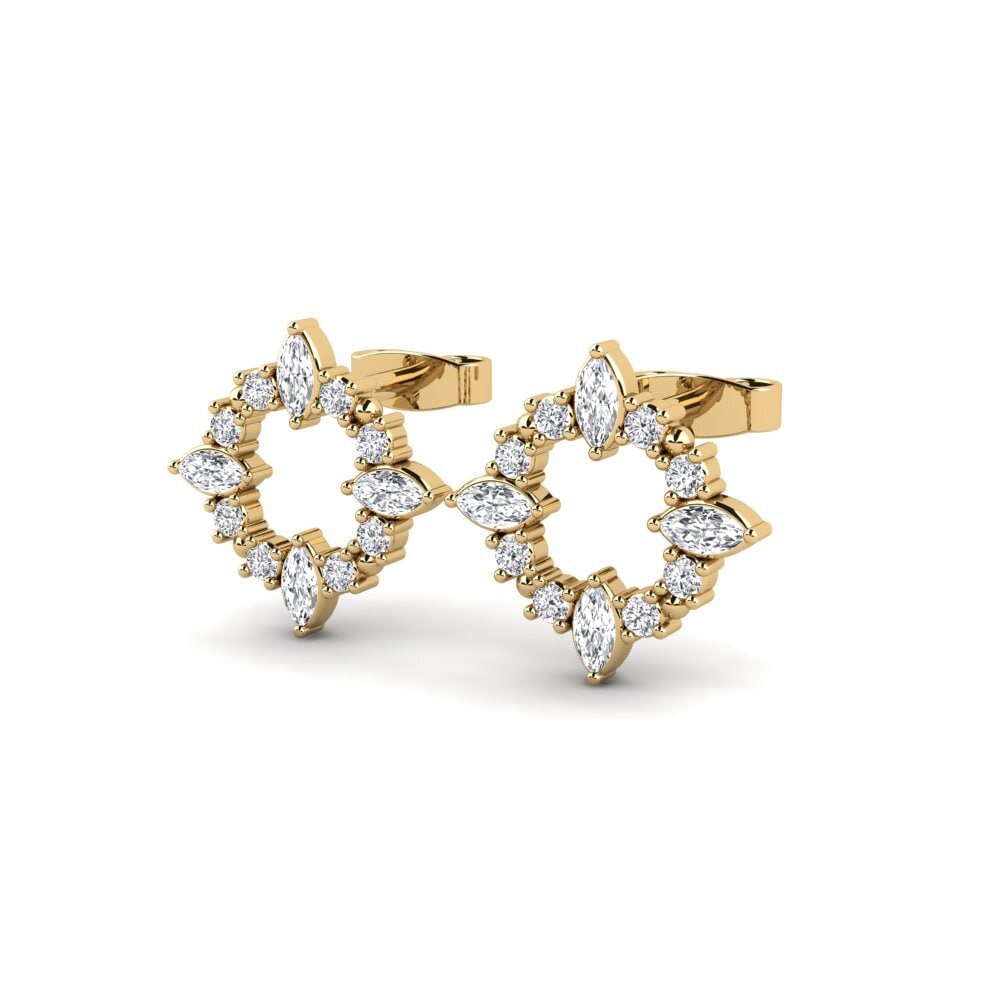 Marquise Diamant Kvindes ørering Botso