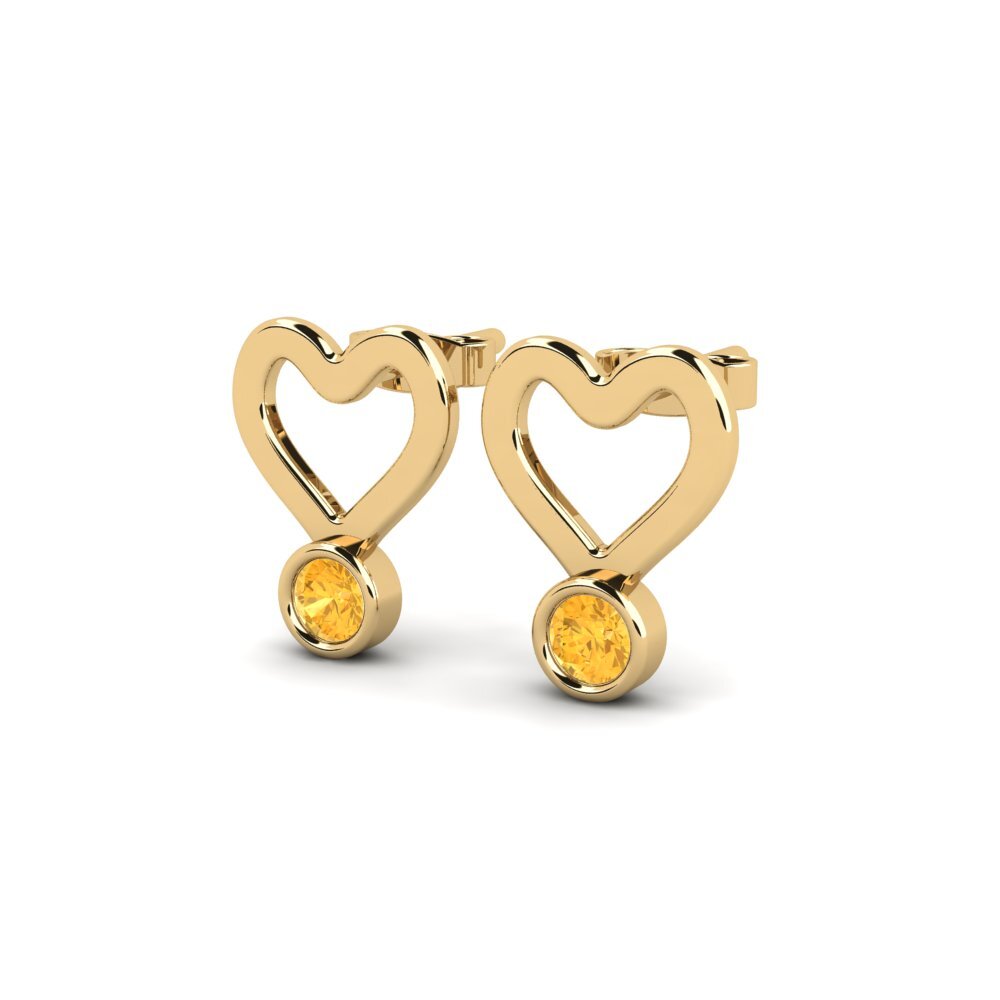 Citrine Women's Earring Sablam