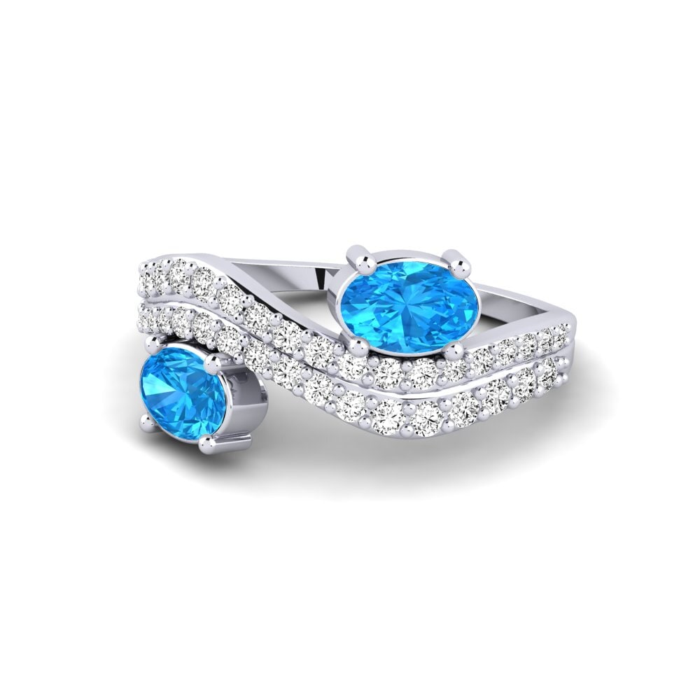 Blue Topaz Ring Halavra