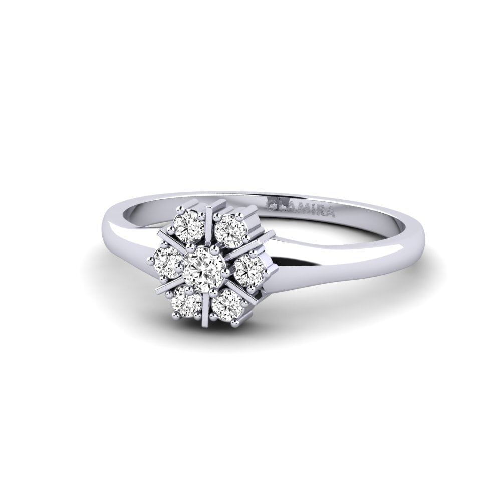 Moissanite Anel Injureed