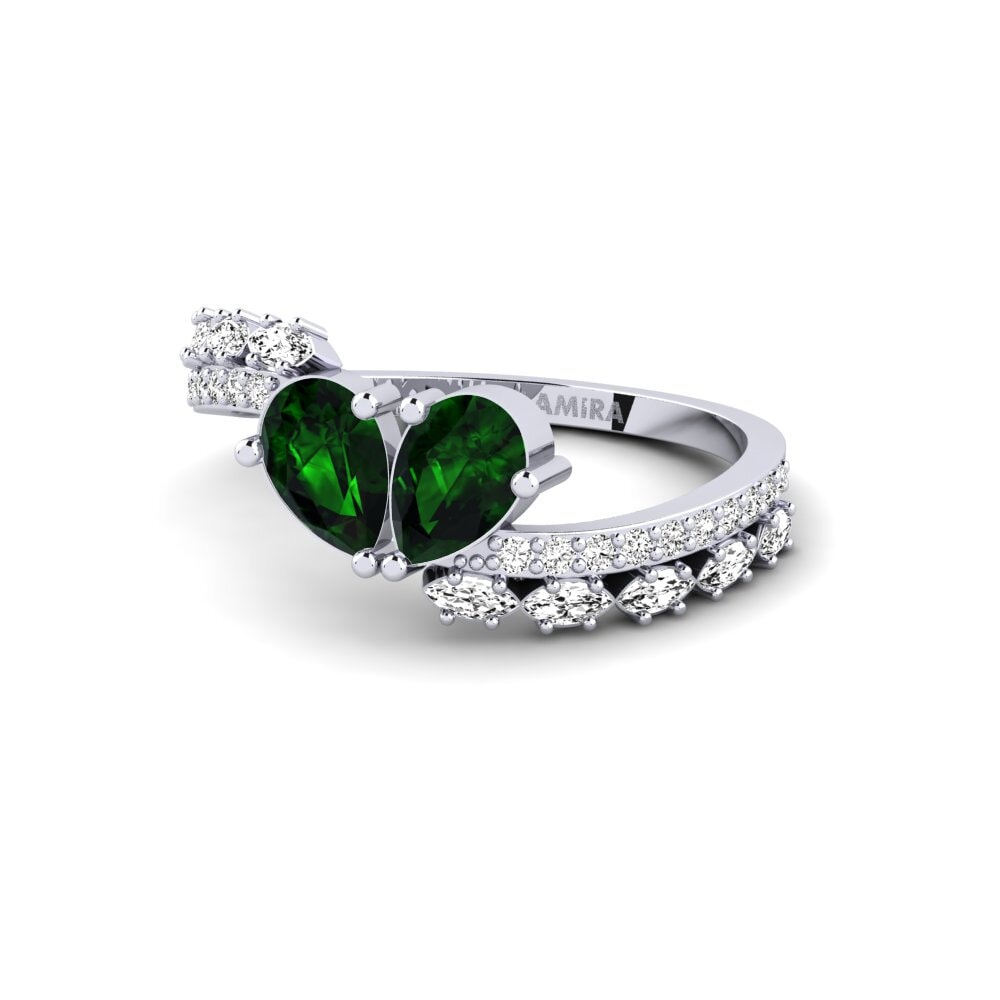 Turmalina verde Anillo Kalogiros