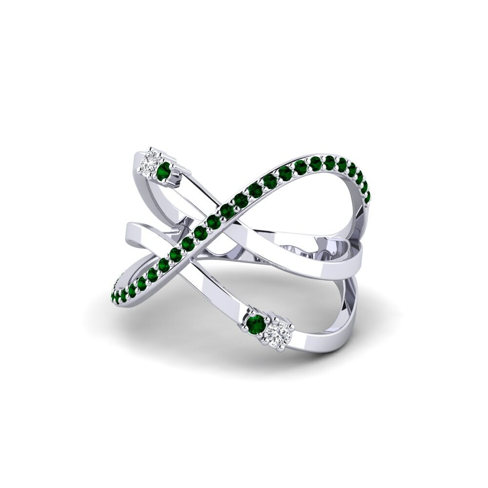 Zircônia Verde Anel Kalolimnos