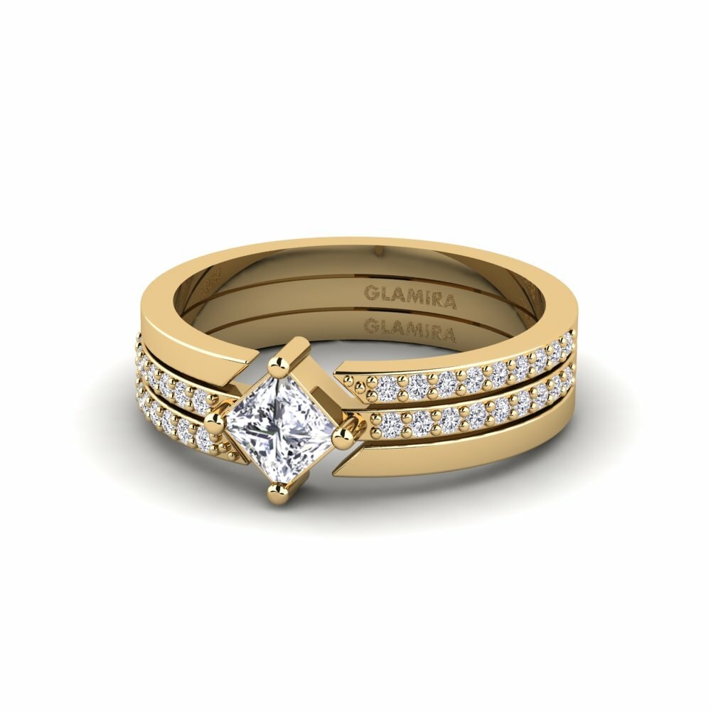 14ct Yellow Gold Ring Kardiotissa - SET
