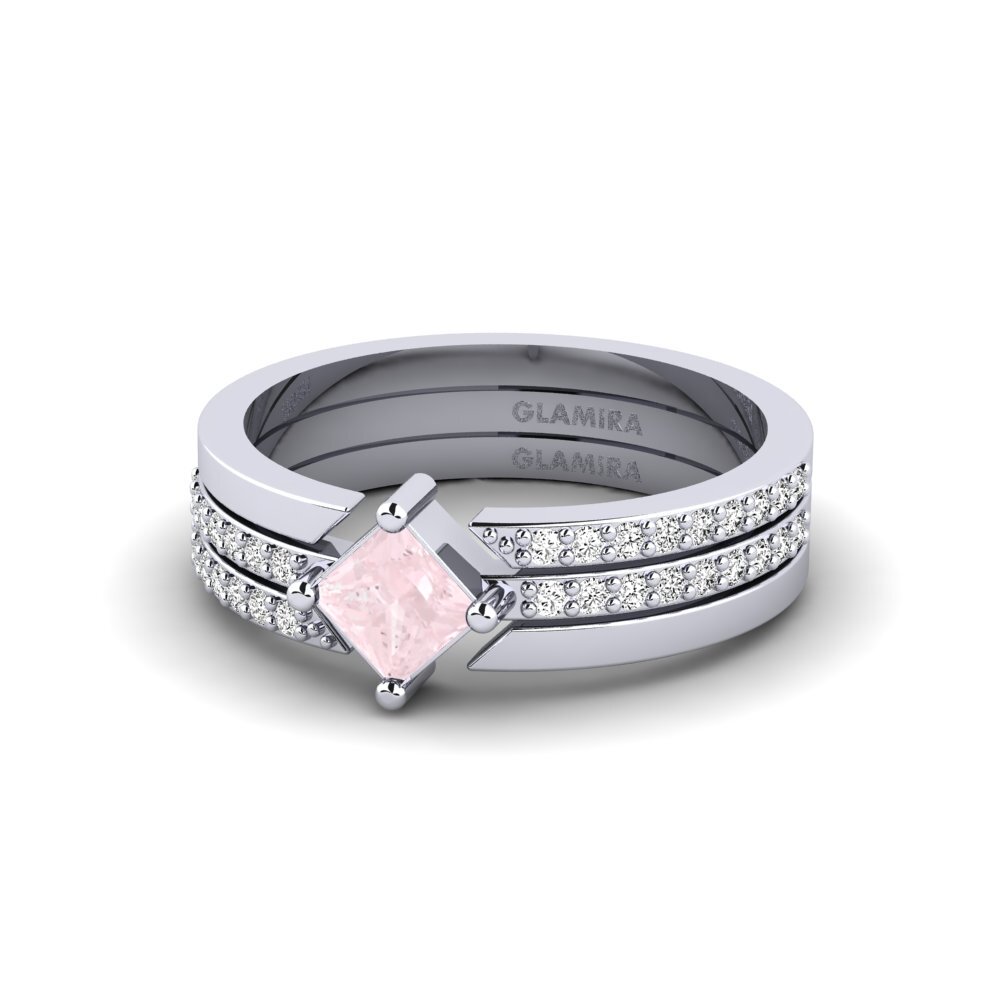 Rose Quartz Ring Kardiotissa - SET