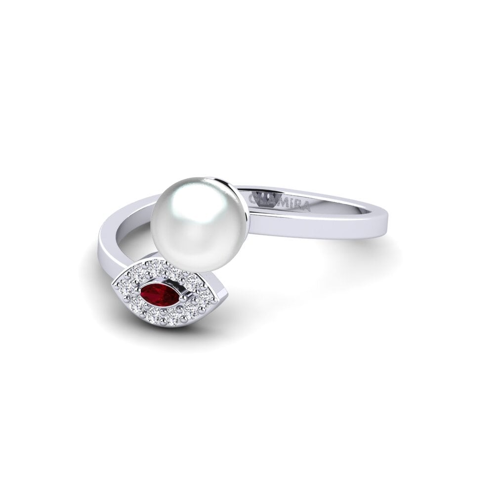Circonita Roja Anillo Kier