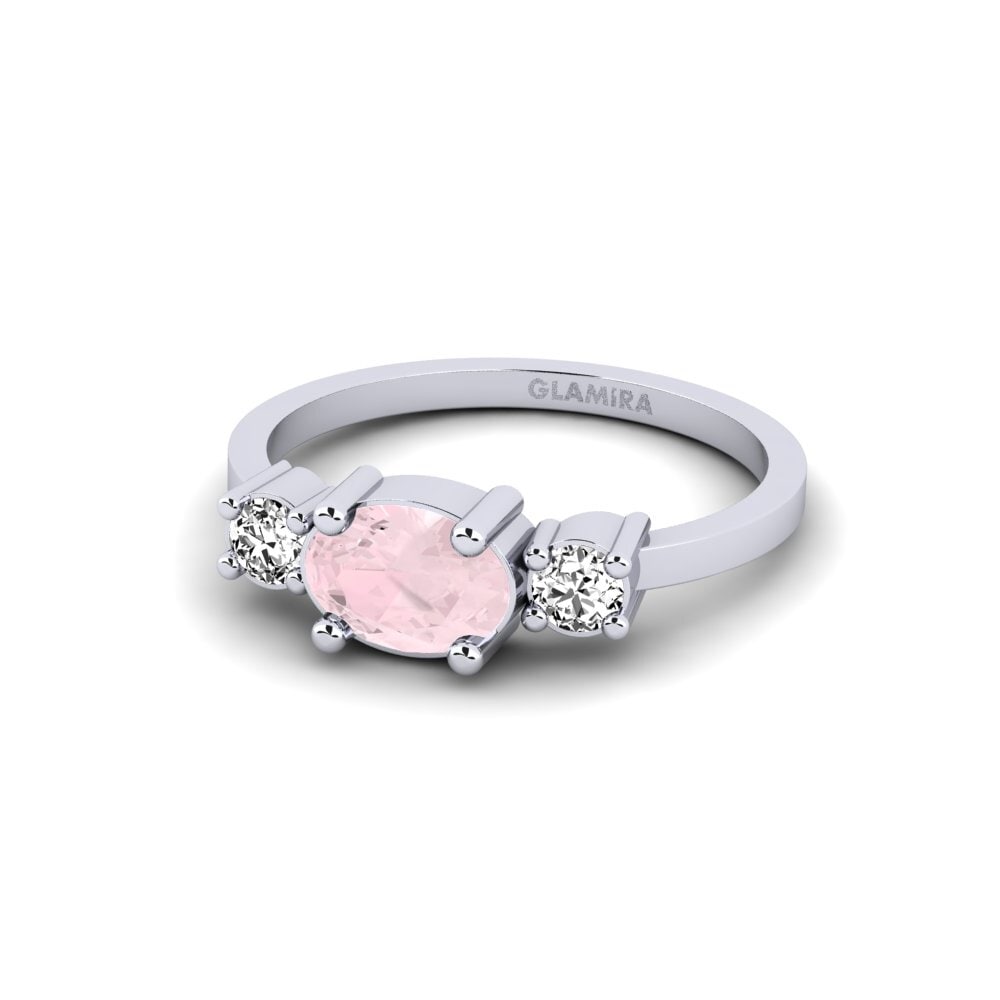 Rose Quartz Engagement Ring Kimolos