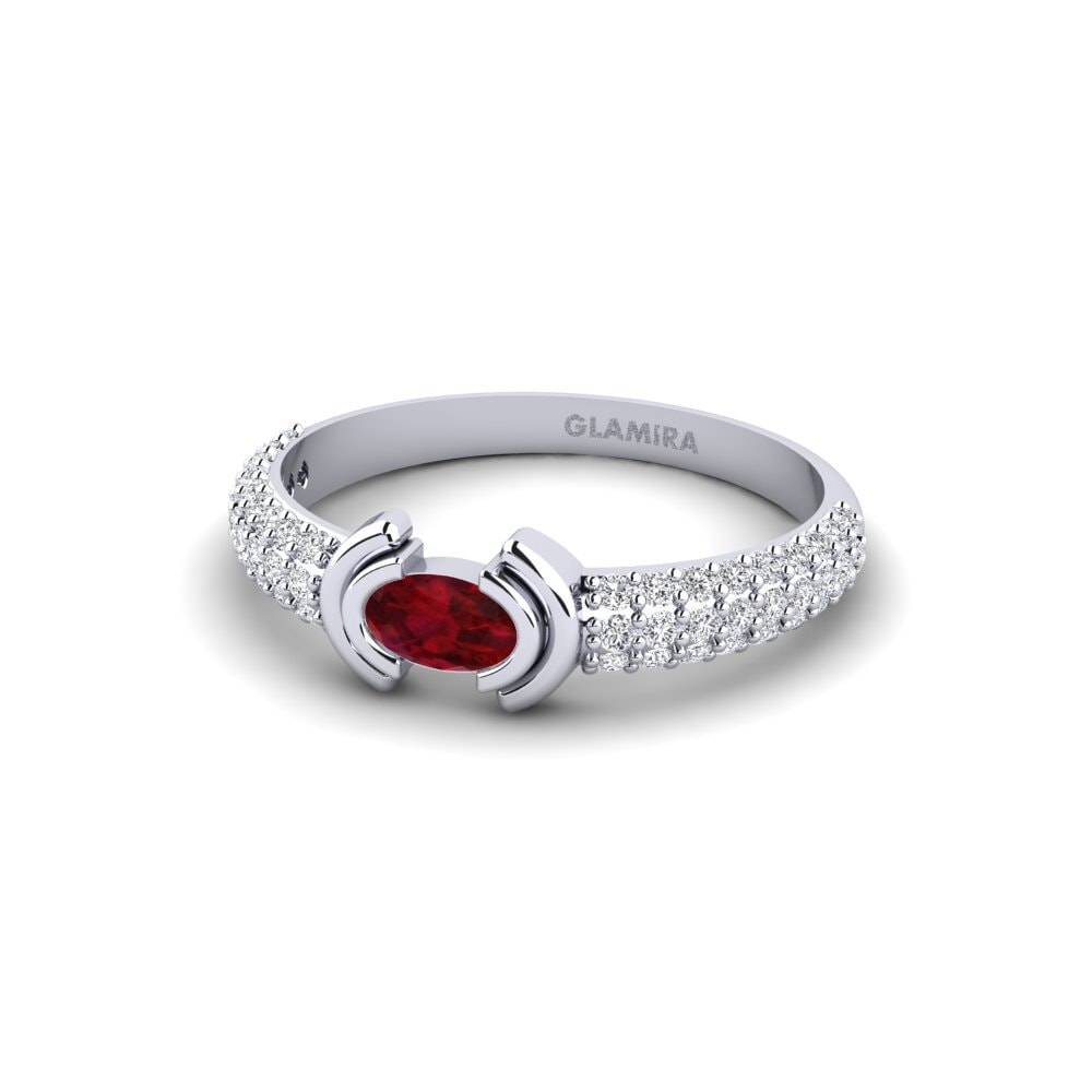 Rubí Anillo de compromiso Leri