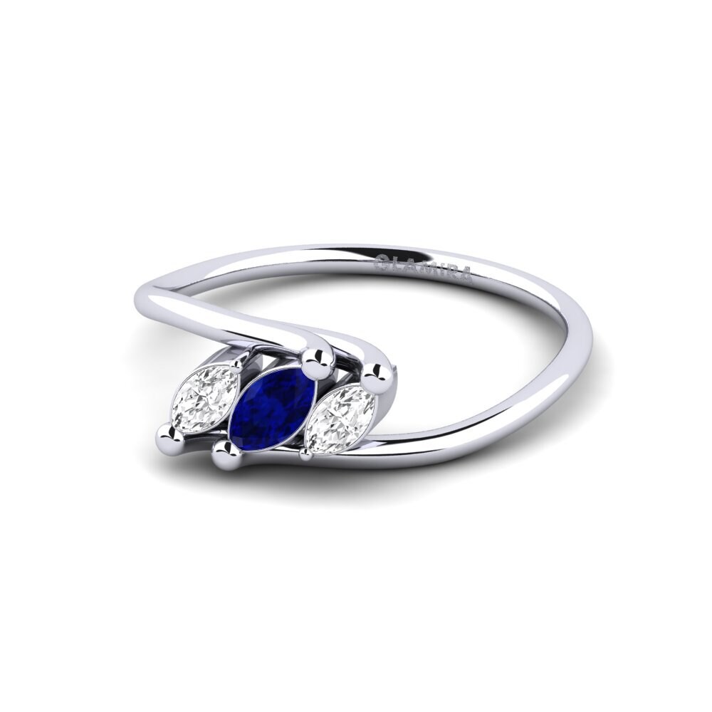 Sapphire Engagement Ring Lunévia