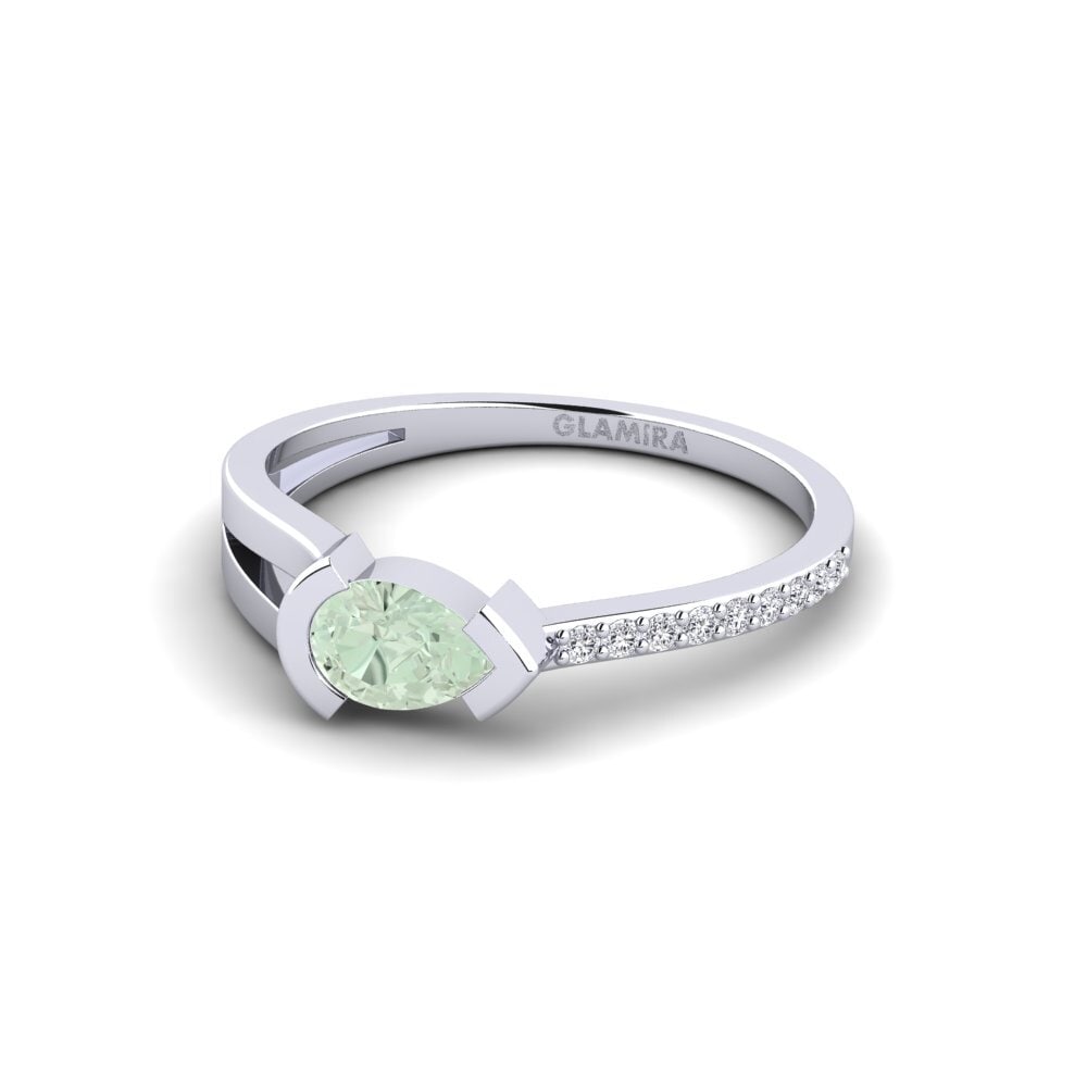 Green Amethyst Ring Pehme