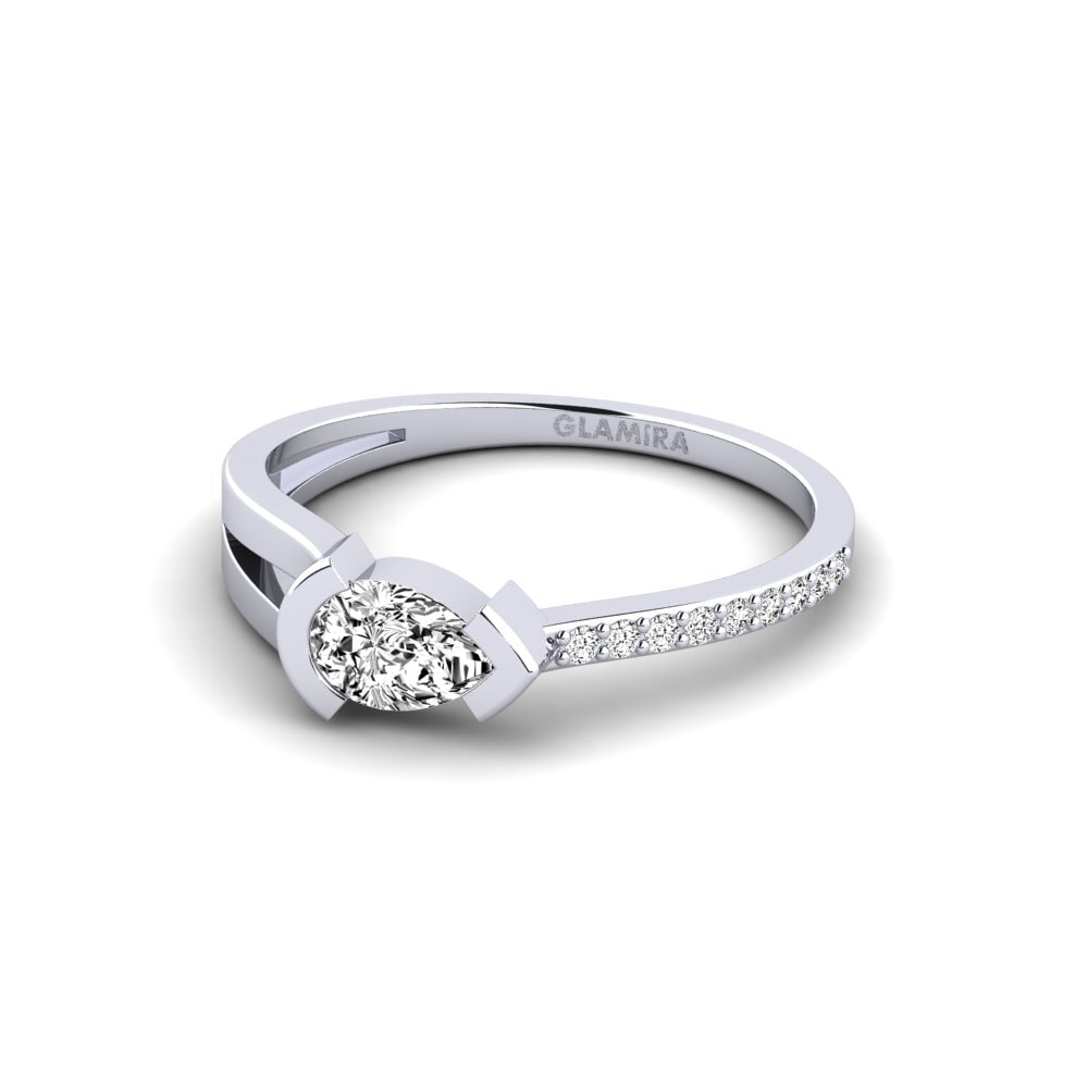 Moissanite Anel Pehme