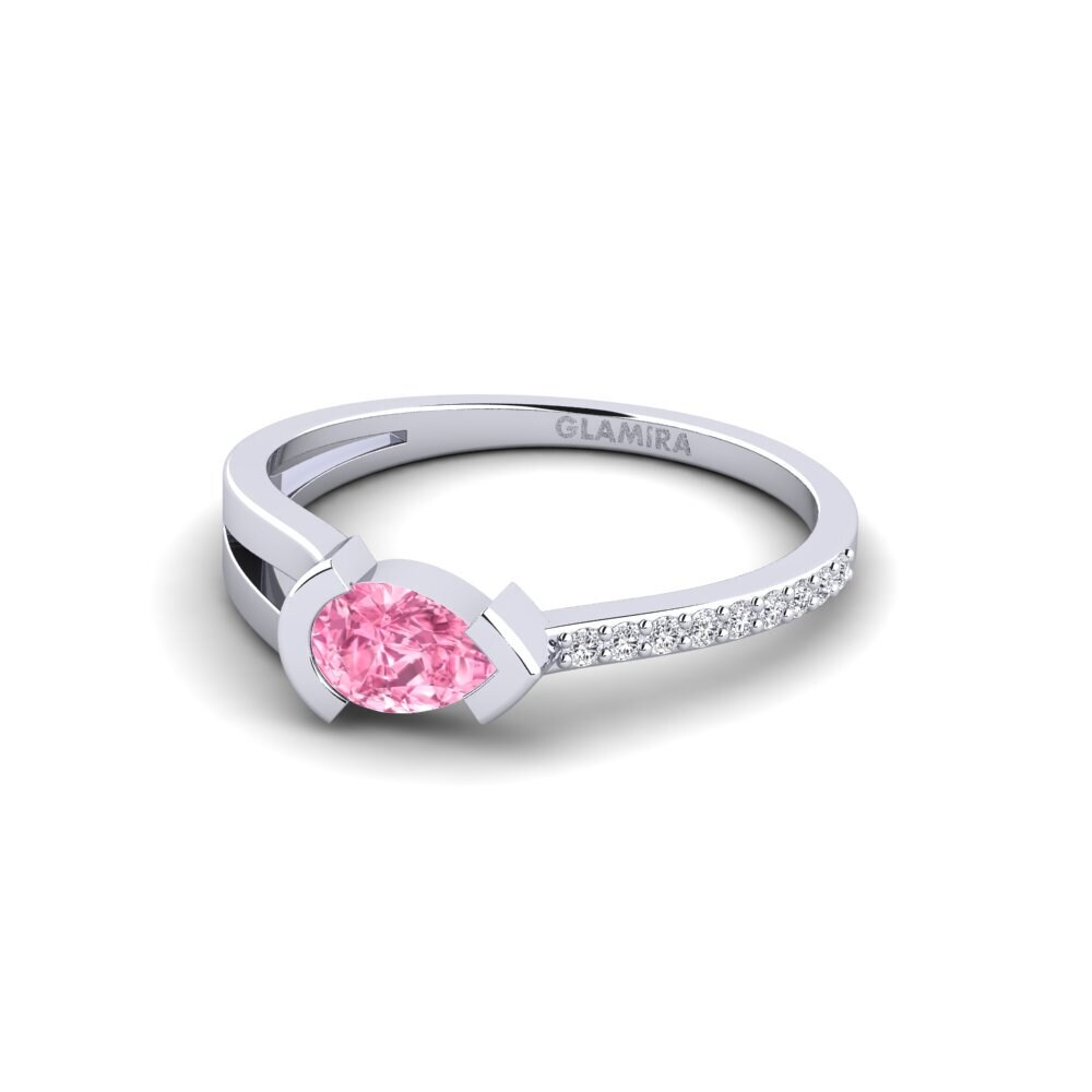 Rosa Saphir Ring Pehme